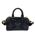 Louis Vuitton Nano Speedy Monogram Empreinte 2-Way Shoulder Leather Black