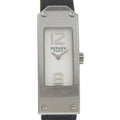 Hermes Kelly 2 Stainless Steel Quartz Analog Display White Dial Watch Handbag
