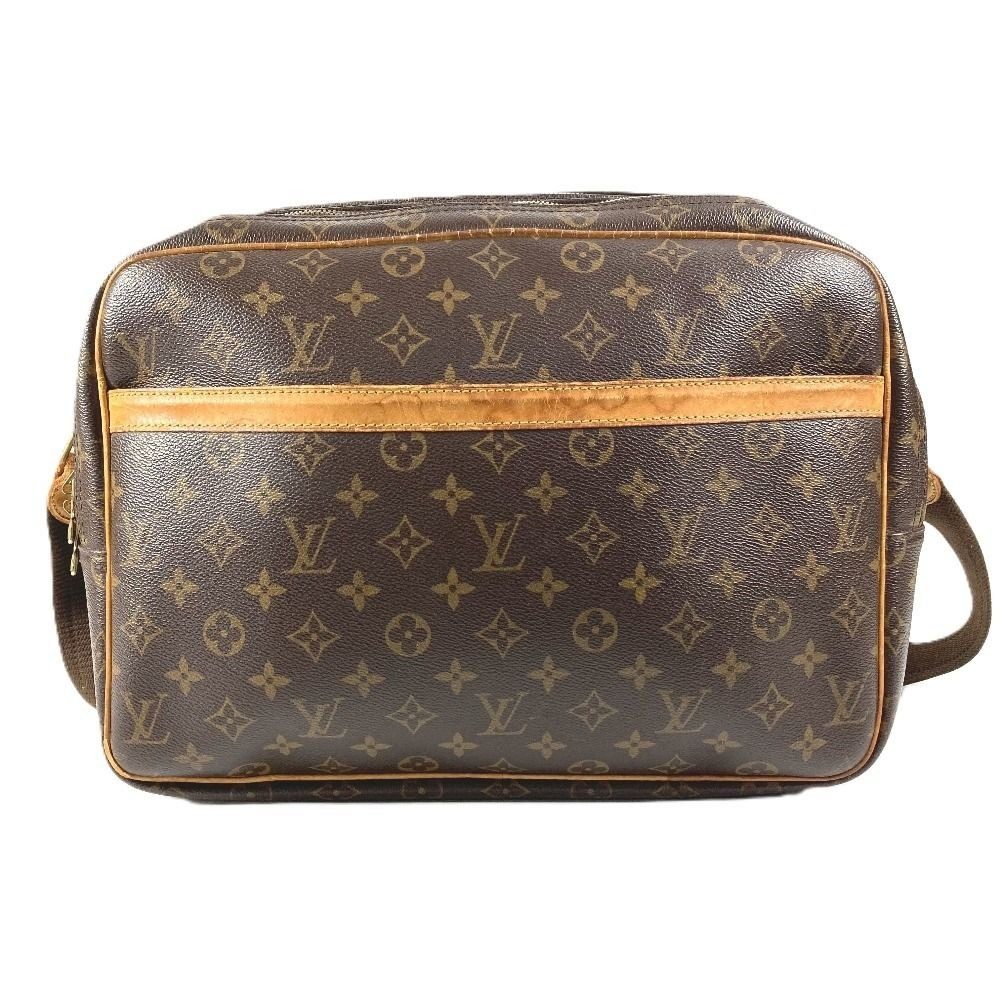 Louis Vuitton Shoulder Bag Reporter GM Monogram Canvas Brown
