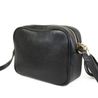 Gucci Soho Small Disco Black Leather Fringe Shoulder Bag — view 2