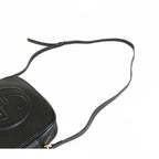 Gucci Soho Small Disco Black Leather Fringe Shoulder Bag — view 4