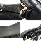Gucci Soho Small Disco Black Leather Fringe Shoulder Bag — view 7