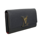 Louis Vuitton Wallet Taurillon Portefeuille Capucines Noir — view 2