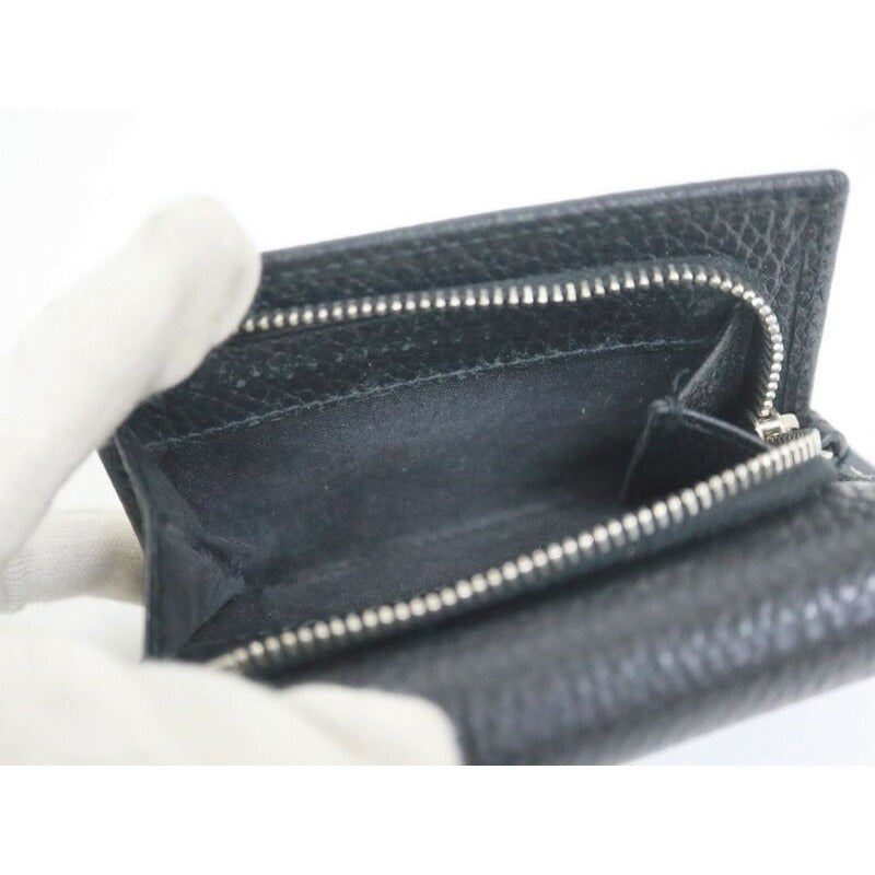 Gucci Trifold Wallet Black Leather — view 6