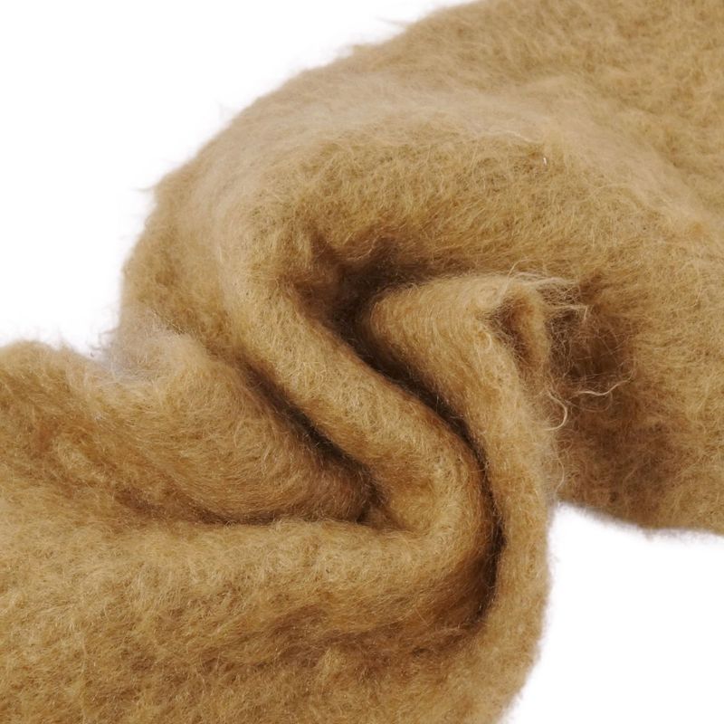 Loewe Scarf Shawl Fringe Mohair Wool Lady — view 7