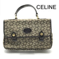 Celine C Macadam Canvas Hand Brown Purse