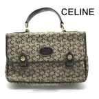 Celine C Macadam Canvas Hand Brown Purse