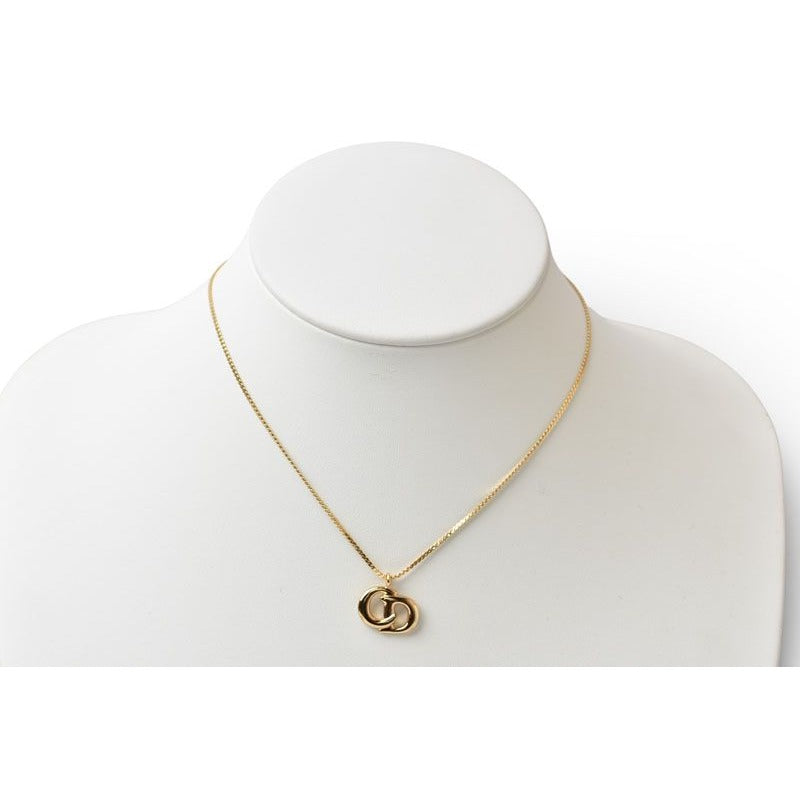 Christian Dior Necklace Vintage CD Logo Motif — view 2