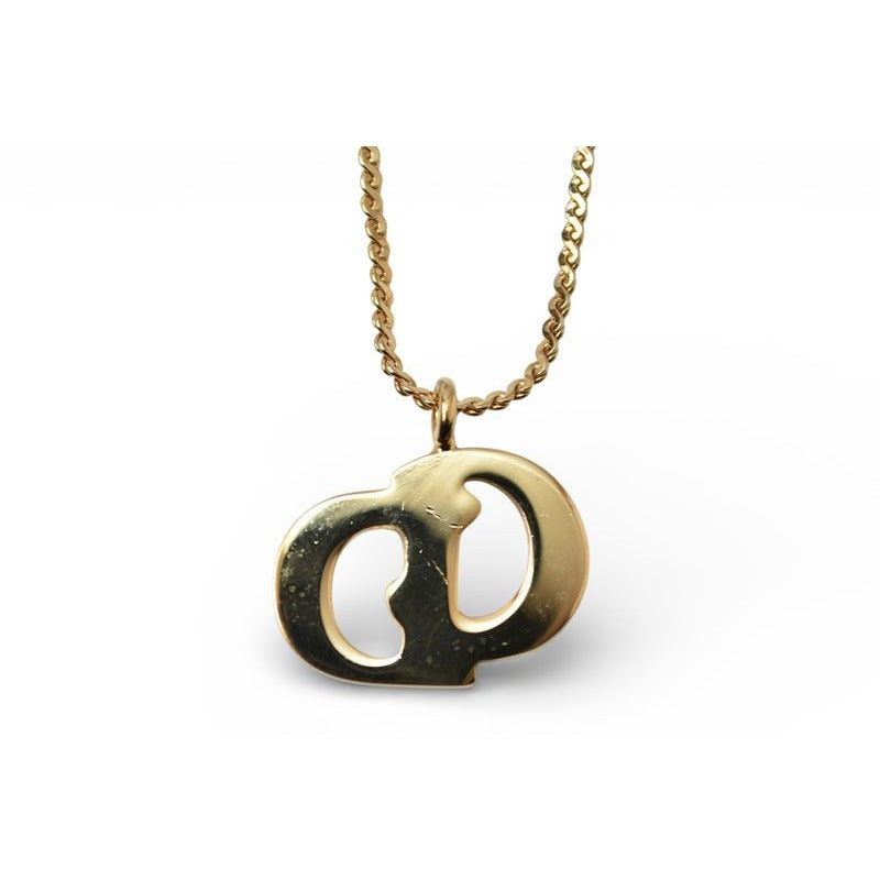 Christian Dior Necklace Vintage CD Logo Motif — view 6