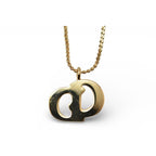 Christian Dior Necklace Vintage CD Logo Motif — view 6