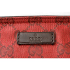 Gucci Tote Shoulder Bag GG Dar Cles Red Sherry — view 4
