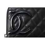 Chanel Wallet Cambon Line Zip Around Type Black — view 3