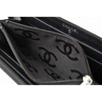 Chanel Wallet Cambon Line Zip Around Type Black — view 7