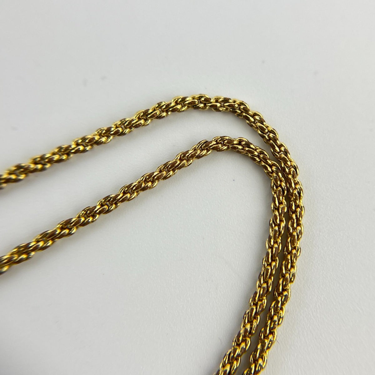 Dior Necklace Pendant Logo Gold Vintage — view 7
