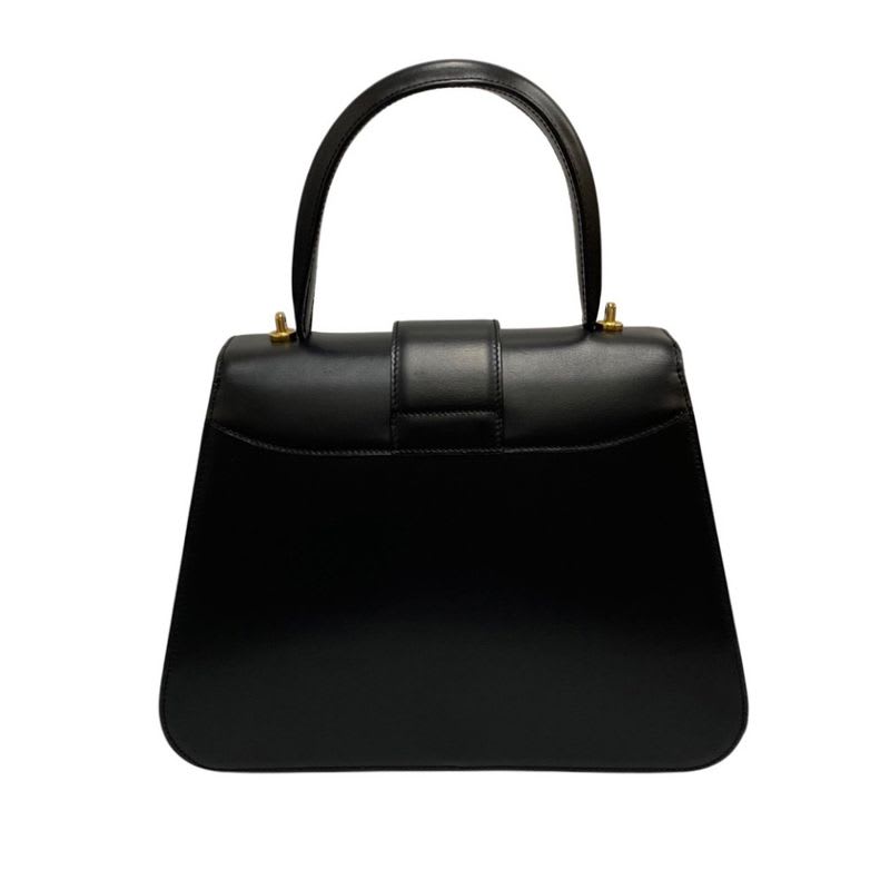Celine Circle Logo Hardware Calf Leather