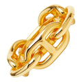 Hermes Chaine D'ancre Scarf Ring Gold Plated