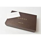 Gucci Folding Wallet Swing Leather Light Blue — view 3