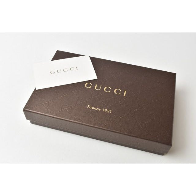 Gucci Folding Wallet Swing Leather Light Blue — view 3
