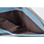 Gucci Folding Wallet Swing Leather Light Blue — view 5