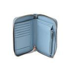 Gucci Folding Wallet Swing Leather Light Blue — view 9