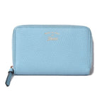 Gucci Folding Wallet Swing Leather Light Blue