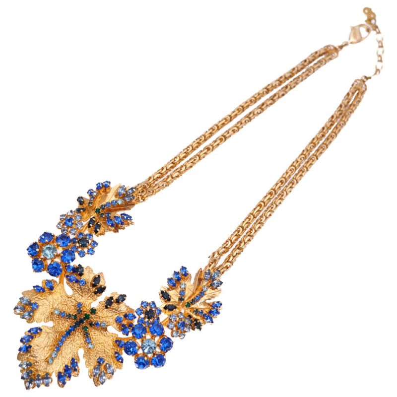 Dior Rhinestone Necklace Vintage Ri — view 3