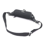 Prada Nylon Leather Triangle Logo Plate Re-Nylon Belt Bag Black — view 5