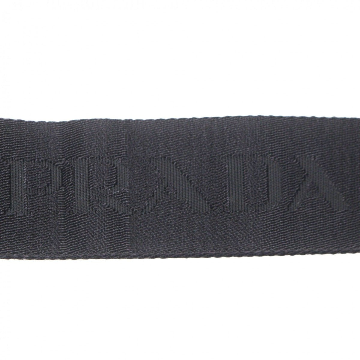 Prada Nylon Leather Triangle Logo Plate Re-Nylon Belt Bag Black — view 9