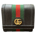 Gucci Offdia Black Leather Bifold Wallet