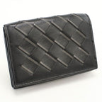 Bottega Veneta Business Card Case Intrecciato Holder Leather