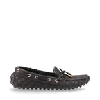 Louis Vuitton Arizona Line 18 Monogram Leather Driving Shoes 36 Nd0168 — view 4