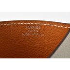 Hermes Card Case Business Holder Necto Leather Bicolor — view 5