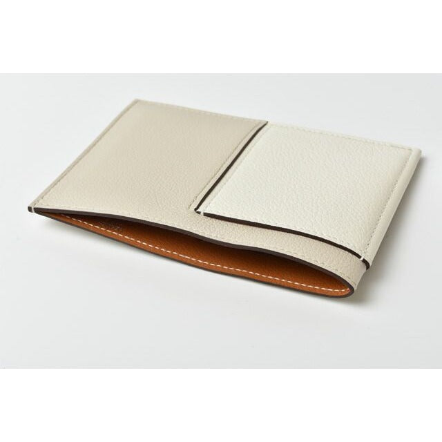 Hermes Card Case Business Holder Necto Leather Bicolor — view 7