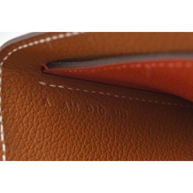 Hermes Card Case Business Holder Necto Leather Bicolor — view 8