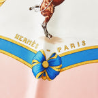 Hermes Silk Scarf Carre 90 Ecole Francaise D'equitation Les General L'hotte 1987 — view 3