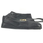Fendi Handbag FF Logo Mesh Big Bag Nylon Black — view 4
