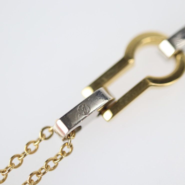 Louis Vuitton Bracelet Serule Metal Gold Silver Viton — view 8