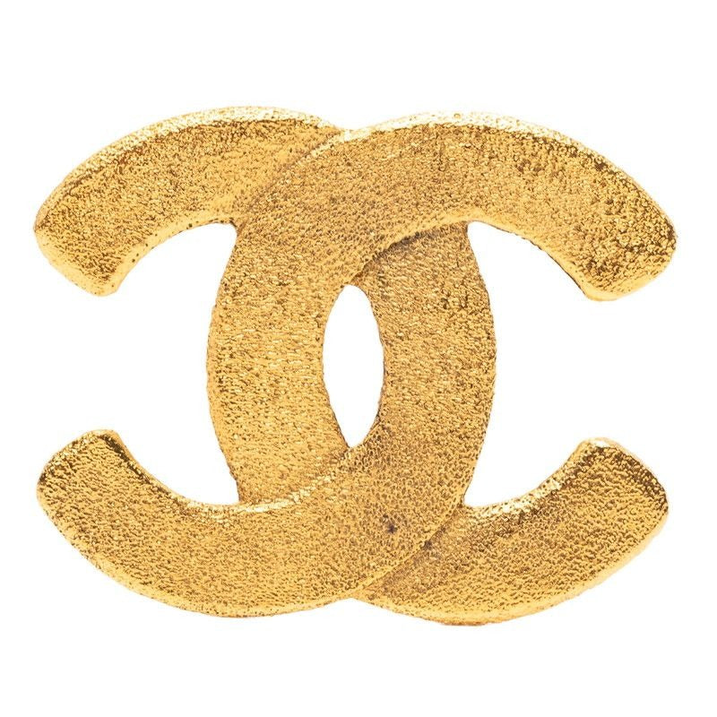 Chanel CC Logo Gold Plated