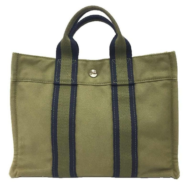 Hermes Fourre Tout PM Tote Bag Khaki