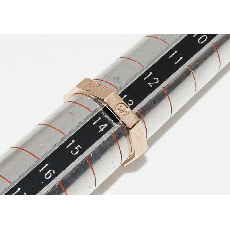 Gucci 18K Pink Gold Octagonal Ring 8 — view 2