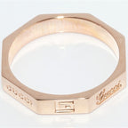 Gucci 18K Pink Gold Octagonal Ring 8 — view 3