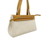 Hermes Shoulder Bag PM Toile GM Natural Silver — view 2