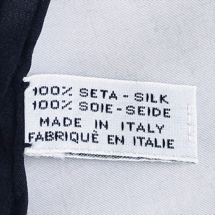 Chanel Mademoiselle Large Scarf Black Silk — view 6