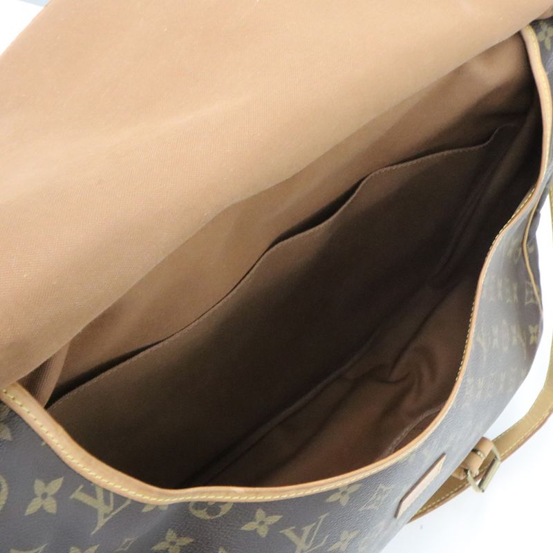 Louis Vuitton Monogram Saumur 43 Leather Shoulder Bag — view 7