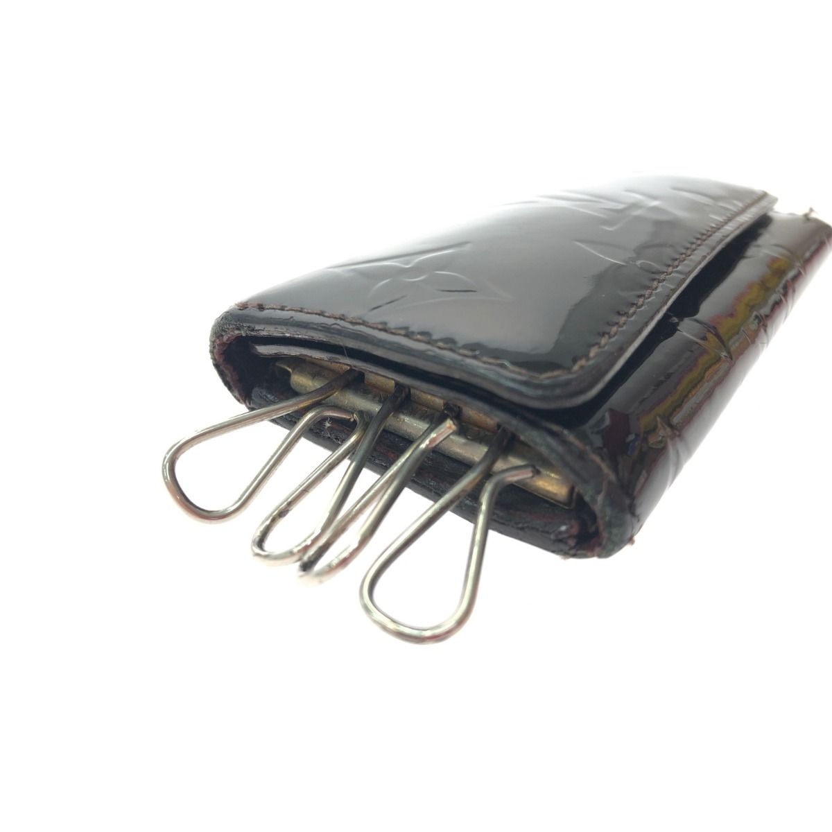 Louis Vuitton 4 key Case Monogram Vernis Multicles Amarant — view 5