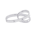 Hermes Ring Clou de Double Finger Silver 52