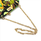 Fendi Items Peekaboo Click Velvet 2-Way Chain Shoulder Bag Green — view 7
