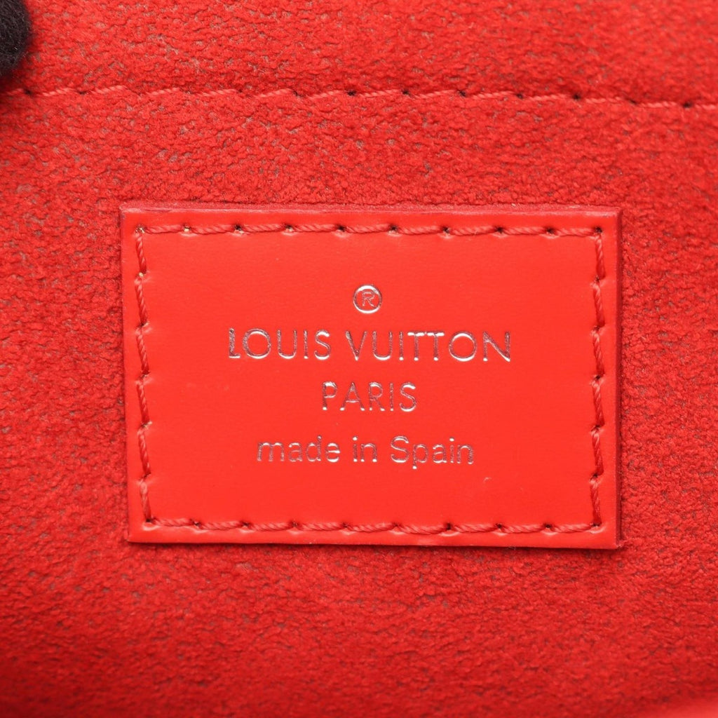 Louis Vuitton Shoulder Bag Saint Michel Coquelicot Canvas — view 4
