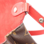 Louis Vuitton Shoulder Bag Saint Michel Coquelicot Canvas — view 6