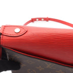 Louis Vuitton Shoulder Bag Saint Michel Coquelicot Canvas — view 9
